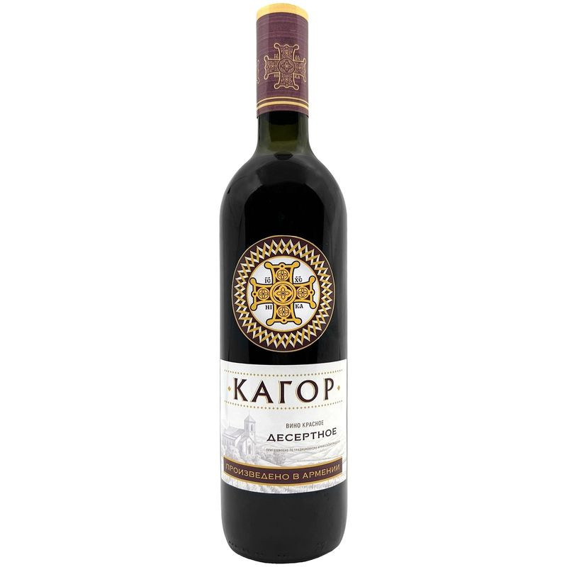 Изображение товара Кагор десертное красное вино 16% 750мл Армения