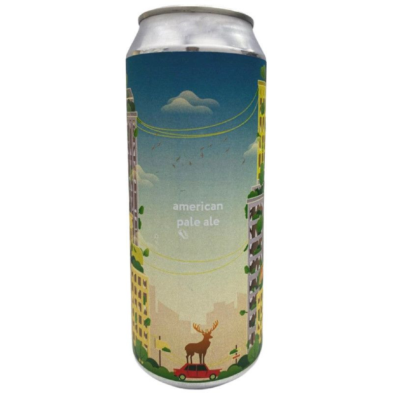 Изображение товара Пиво Stamm Brewing American Pale Ale светлое нефильтрованное 4.7% 450ml