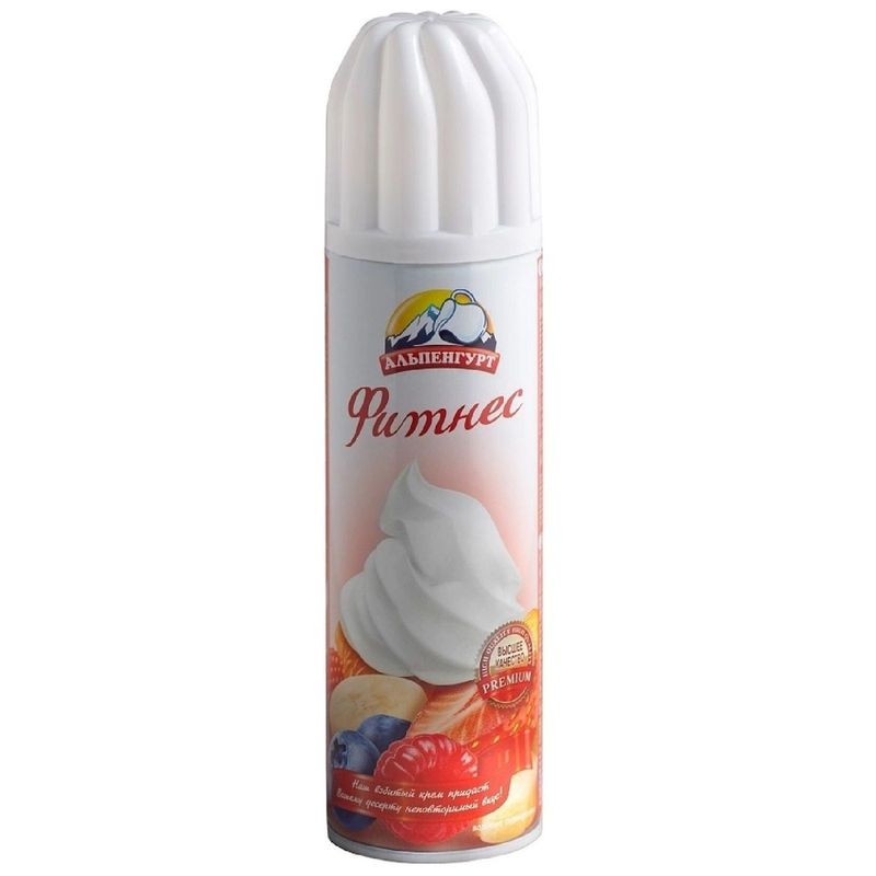 Изображение товара Крем взбитый Альпенгурт Фитнес на растительных маслах 250г