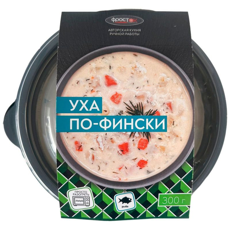 Изображение товара Уха Фросток По-Фински замороженная 300 г подготовленный рыбный суп