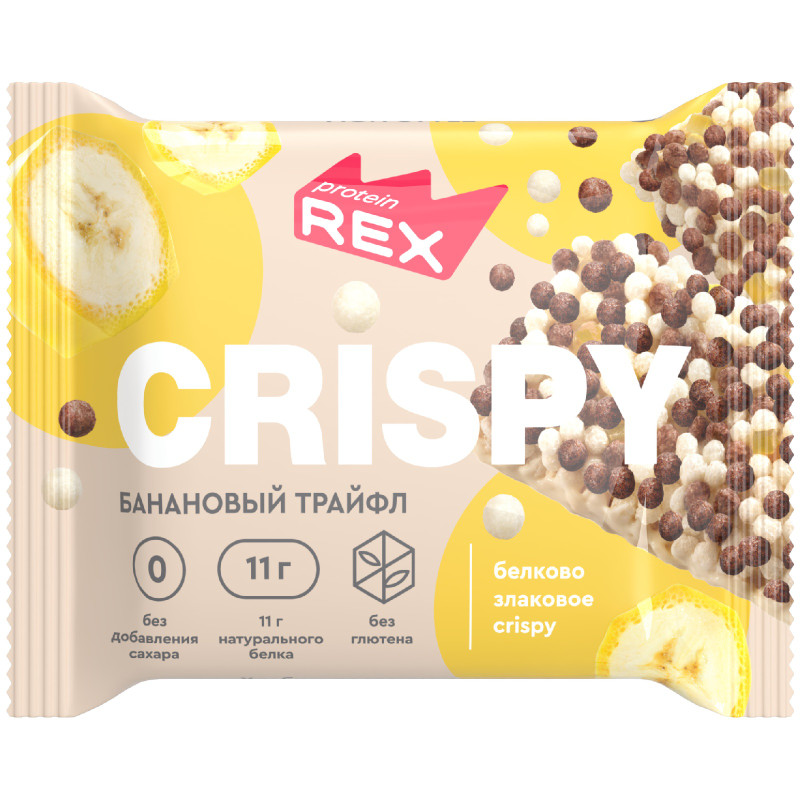 Изображение товара Хлебцы Protein Rex Банановый трайфл протеиновые, 55г