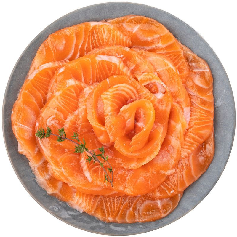 Изображение товара Форель радужная ломтики соленая Тендер 180 калорий Россия