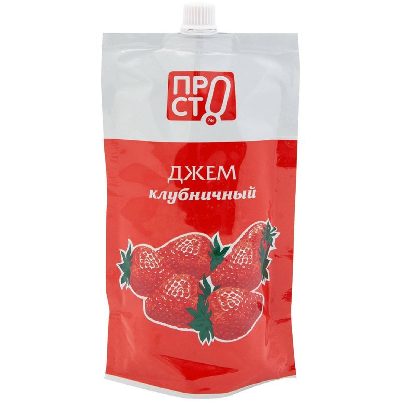 Изображение товара Джем клубничный Пр!ст, 300г - натуральный вкус клубники