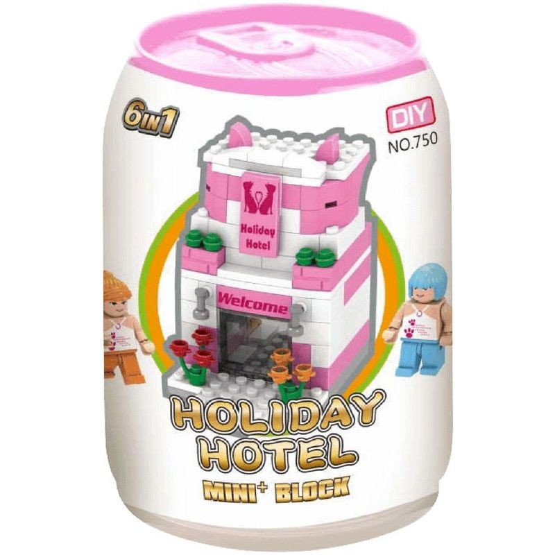 Изображение товара Игрушка Мини отель TL221009071 банка-сюрприз с конструктором