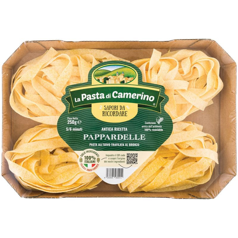 Изображение товара Макароны La Pasta Di Camerino Pappardelle яичные из твердых сортов пшеницы, 250 г