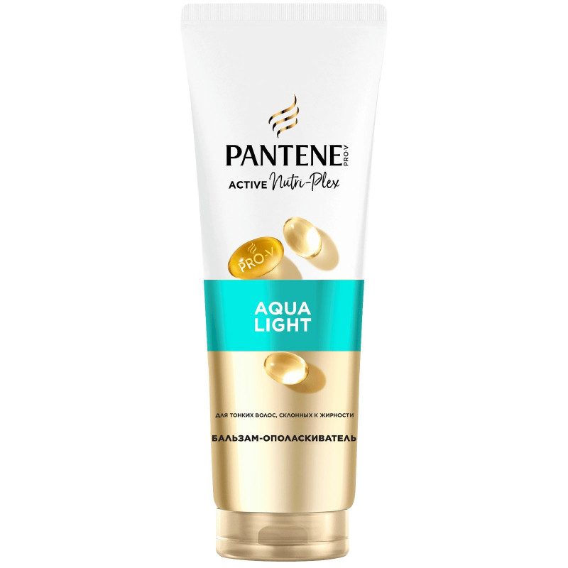 Изображение товара Бальзам-ополаскиватель Pantene Pro-V Aqua Light 275 мл для мягкости и блеска волос