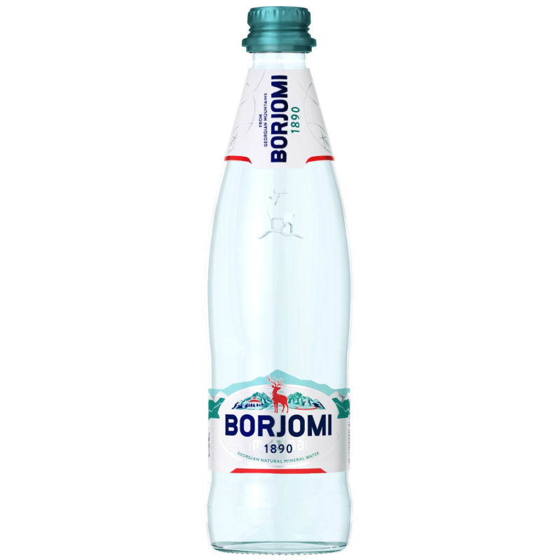 Изображение товара Вода Боржоми минеральная лечебно-столовая газированная, 500мл
