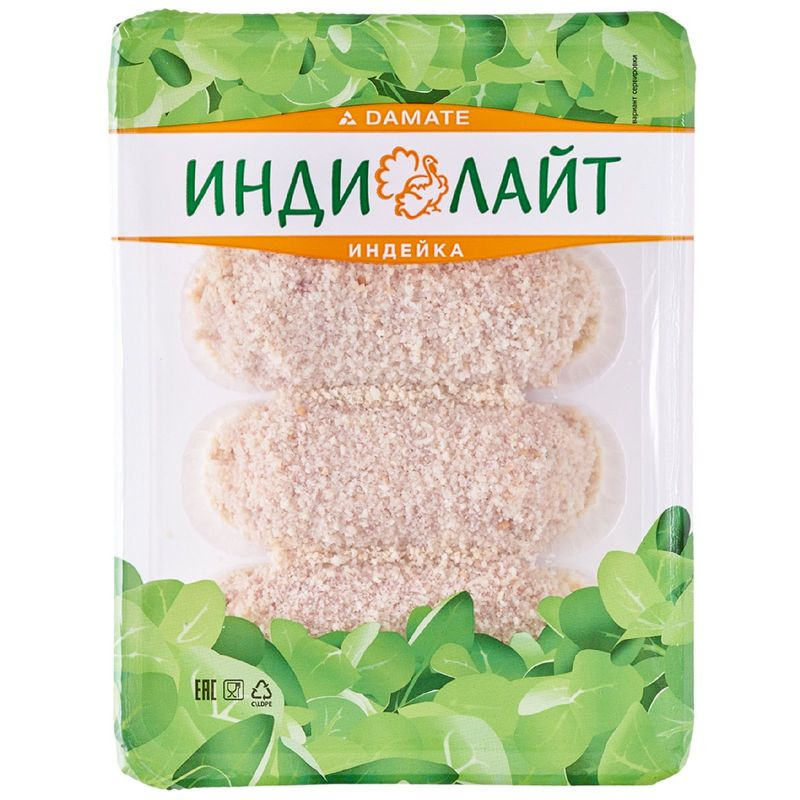 Изображение товара Котлеты из индейки Индилайт Домашние охлаждённые 450 г