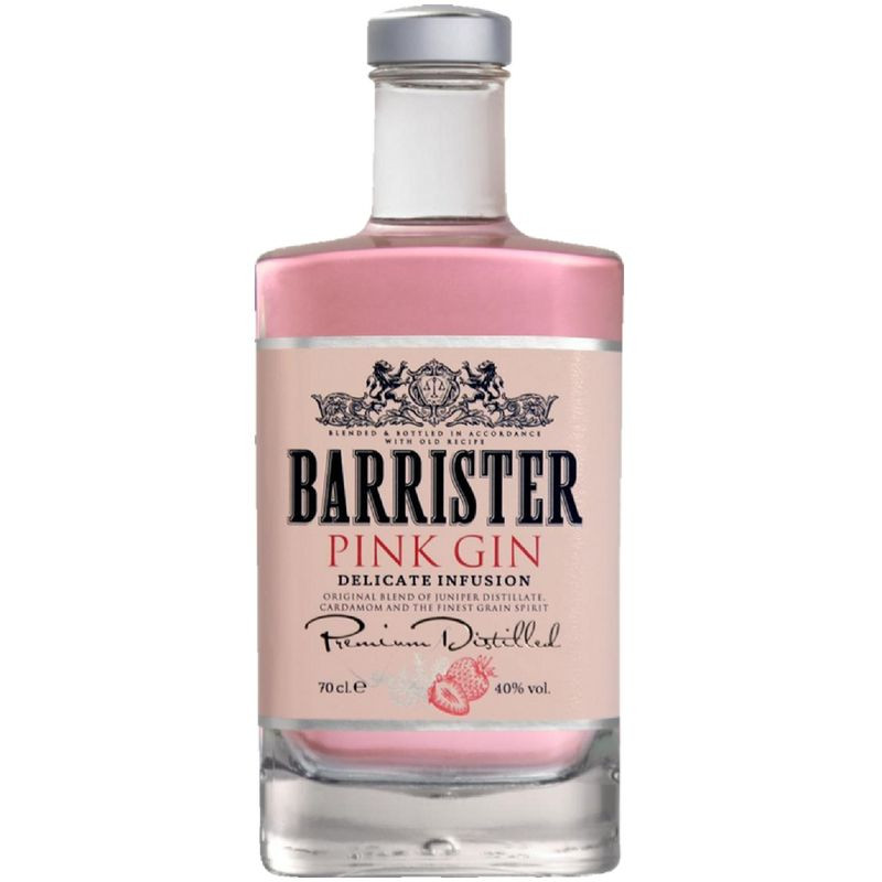Изображение товара Джин Barrister Pink 40% 700мл - Розовый Лондон Драй
