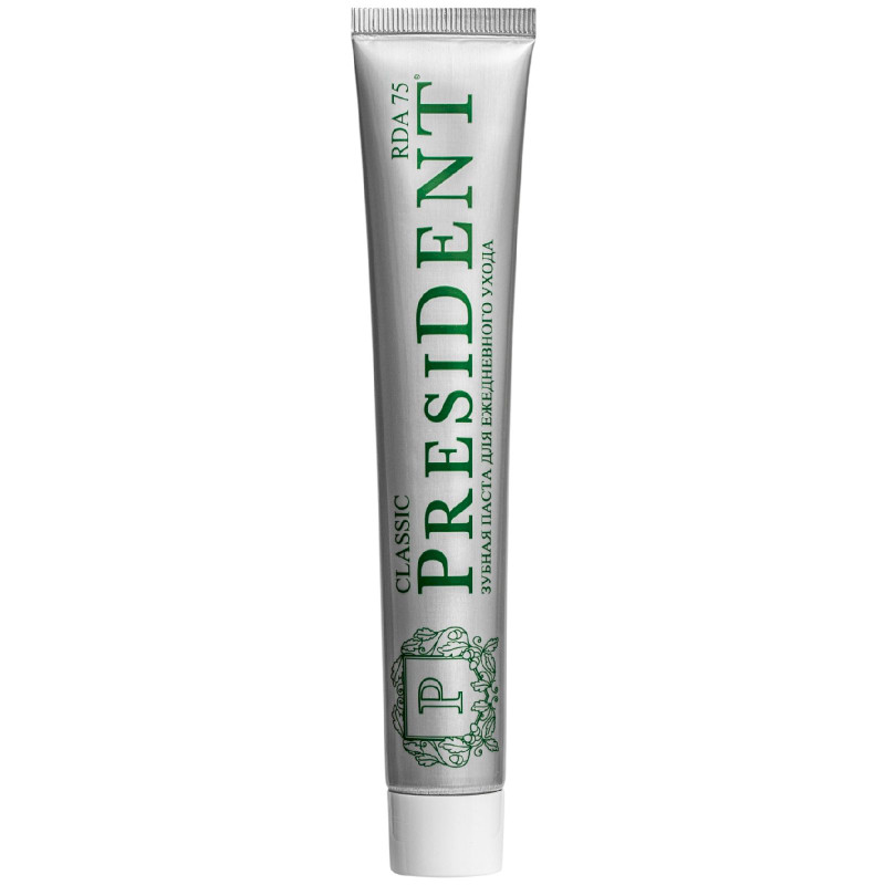 Изображение товара Зубная паста President Classic для защиты от кариеса, 75г
