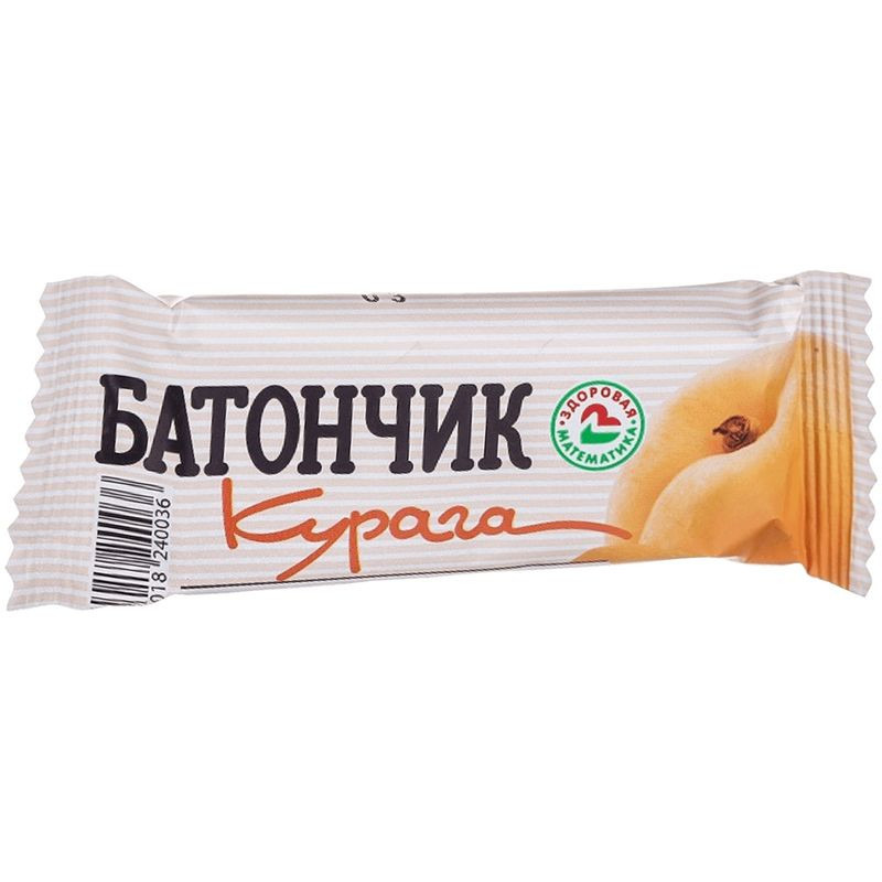 Изображение товара Батончик Здоровая Математика фруктовый на основе абрикоса, 30г