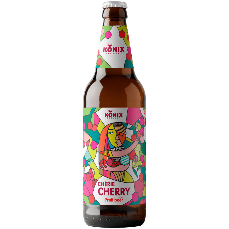 Изображение товара Напиток пивной Cherie Cherry пастеризованный 5%, 450мл