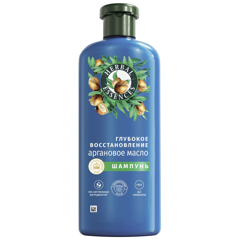 Изображение товара Шампунь Herbal Essences Аргановое масло 350 мл для мягкого очищения и восстановления волос