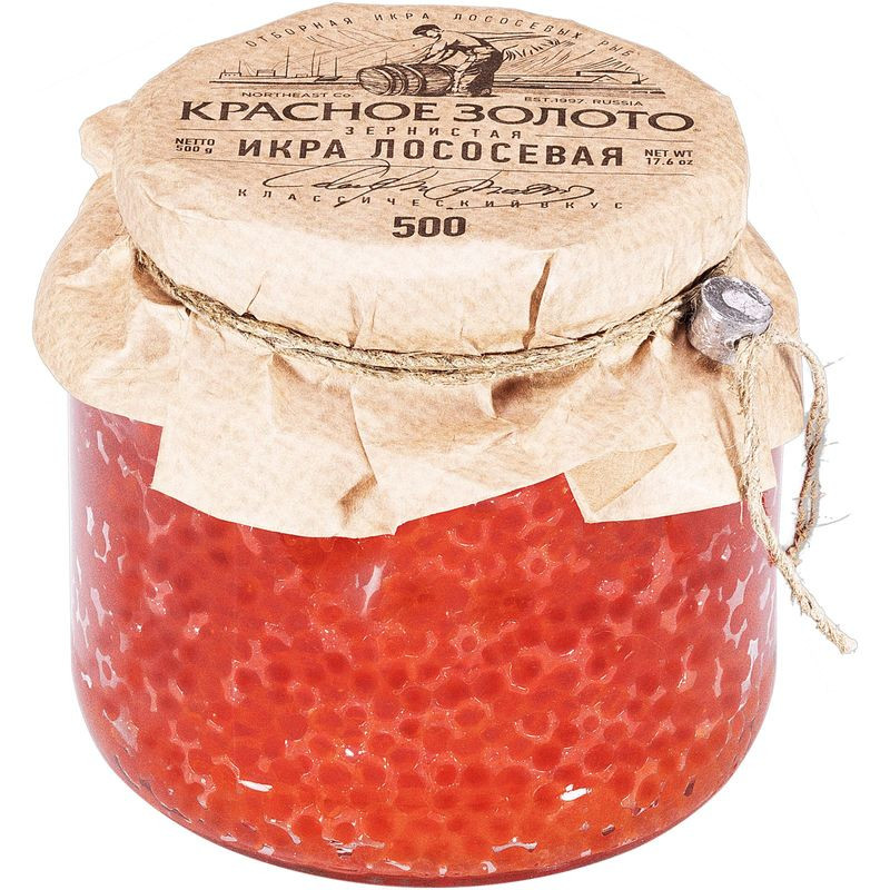 Изображение товара Икра Красное Золото горбуша зернистая натуральная 500 г
