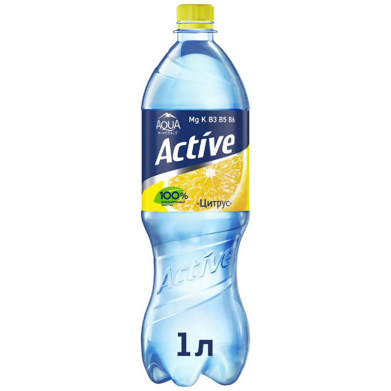 Изображение товара Напиток Aqua Minerale Active Цитрус, 1л