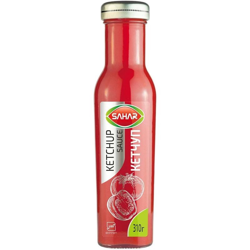 Изображение товара Кетчуп Sahar 310 г натуральный соус для кухни и ресторанов