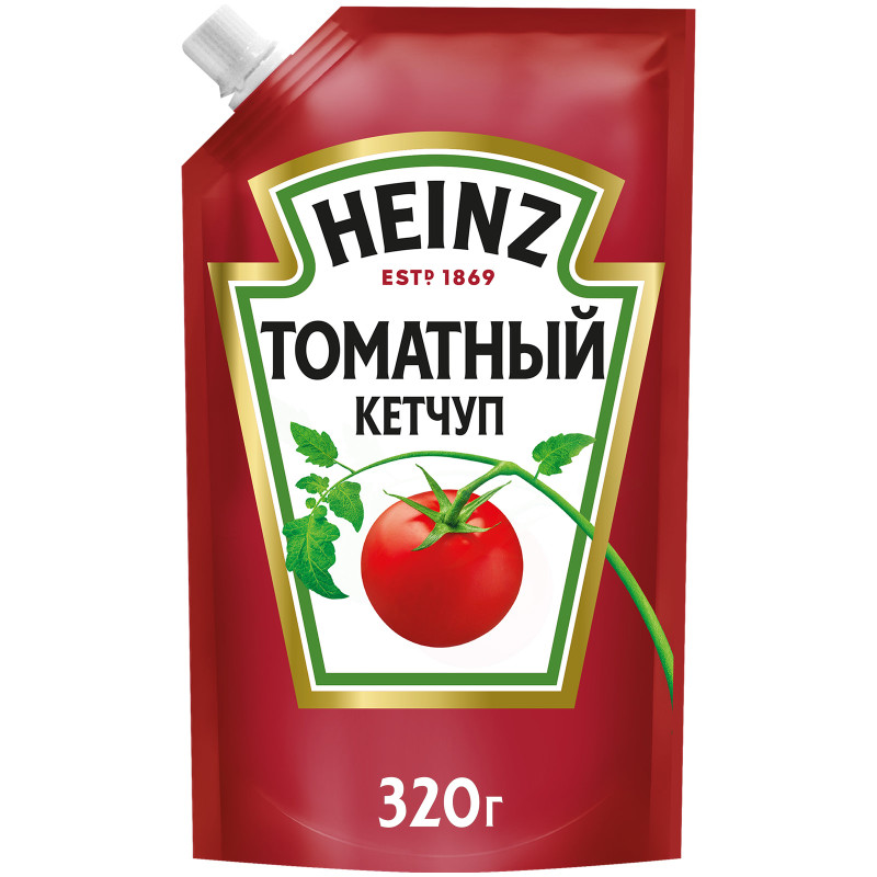 Изображение товара Кетчуп Heinz томатный, 320г