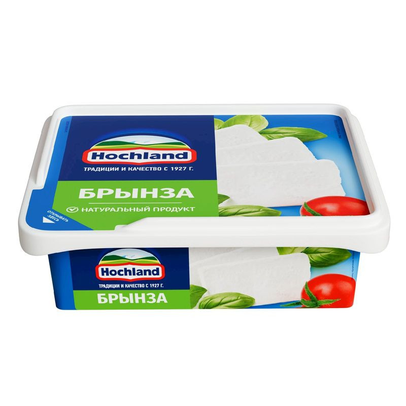 Изображение товара Сыр мягкий Hochland Брынза в рассоле 45% 250г