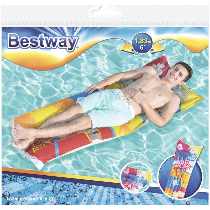 Изображение товара Надувной матрас BestWay 183x69 см ПВХ для плавания и отдыха