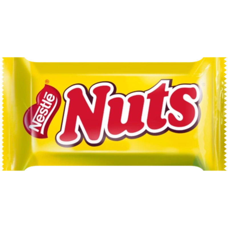 Изображение товара Конфета Nuts с фундуком и арахисом - сладкий батончик с орехами