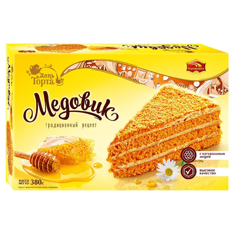Изображение товара Торт Черёмушки Медовик, 380г