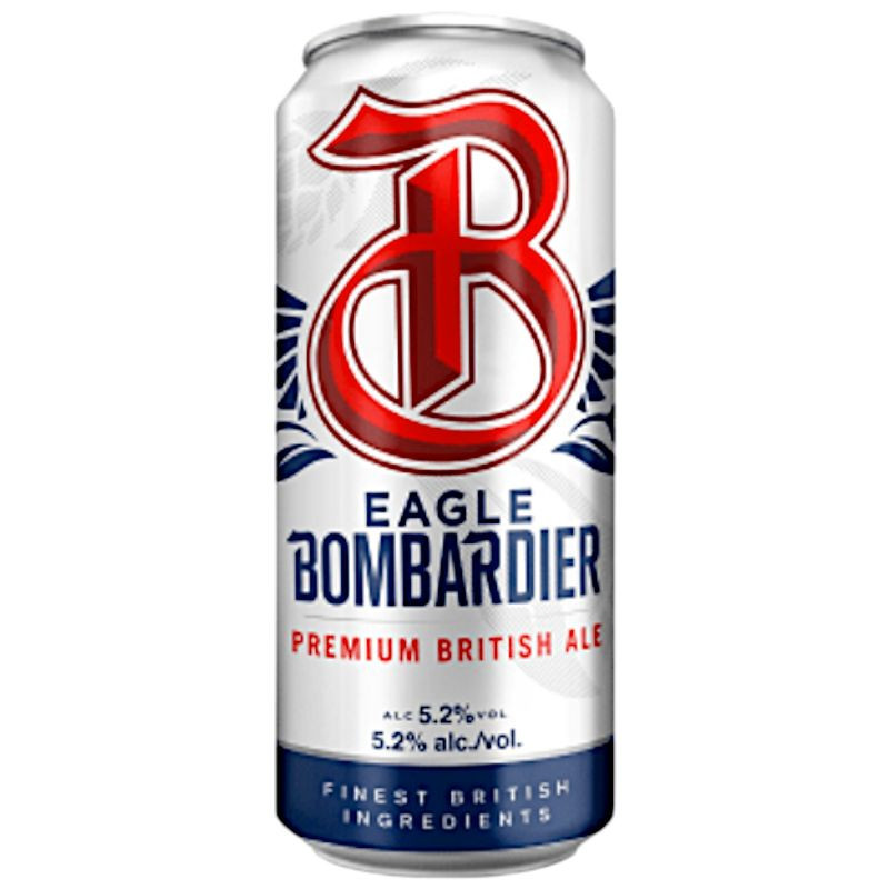 Изображение товара Пиво Bombardier Premium British Ale тёмное 500мл 5,2% пастеризованное фильтрованное