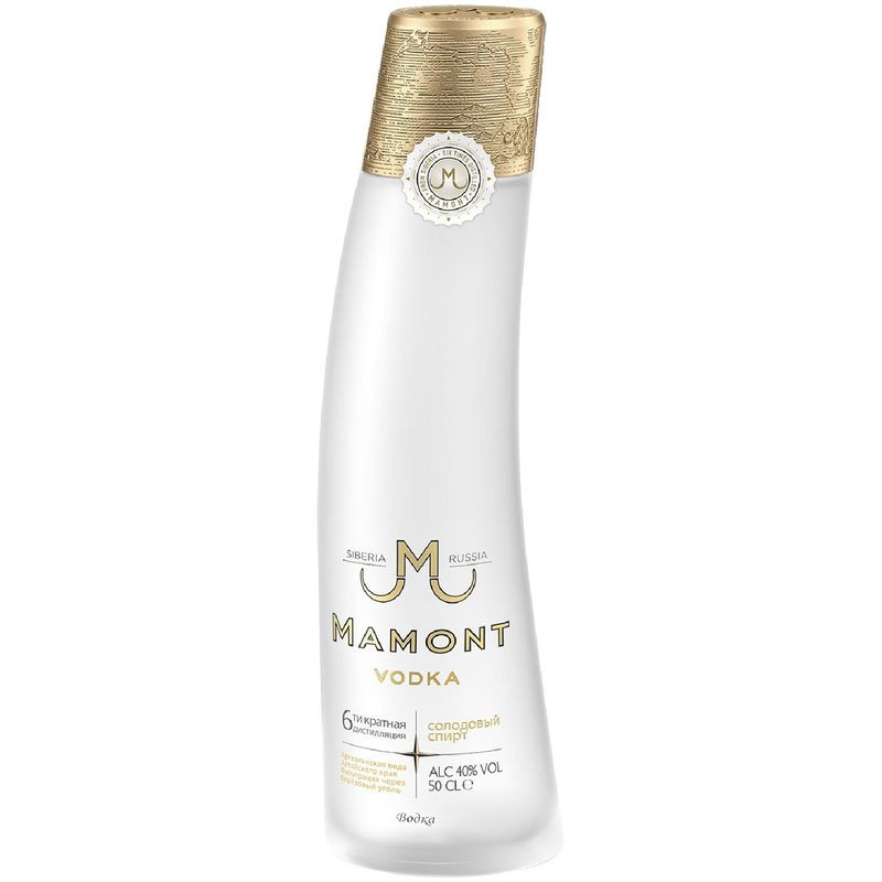 Изображение товара Водка Mamont 40% 500мл - Premium качество из России
