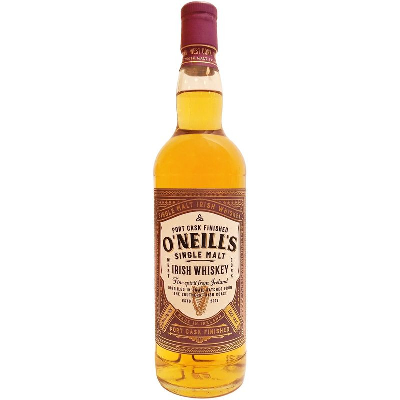 Изображение товара Ирландский односолодовый виски O'Neill'S Port Cask Finished 700 мл 40%