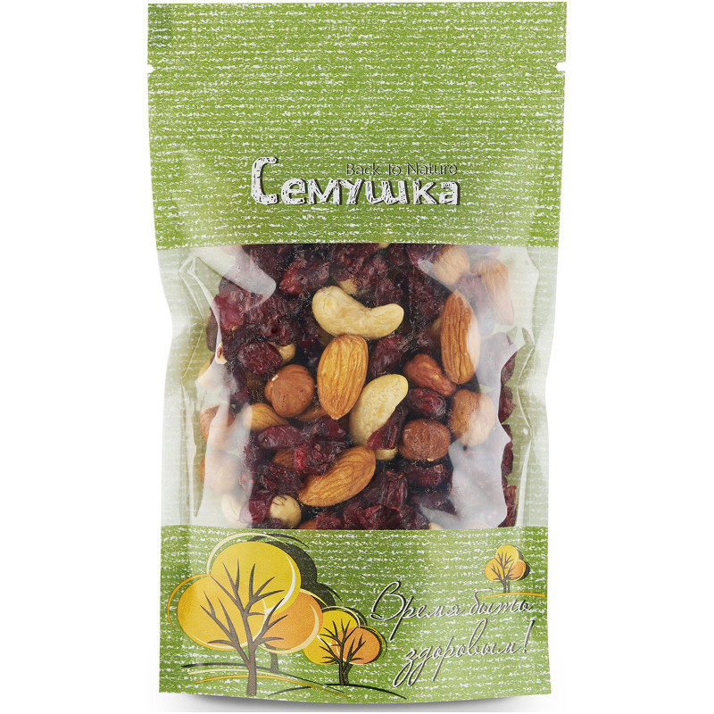 Изображение товара Смесь Семушка из орехов и клюквы, 100г
