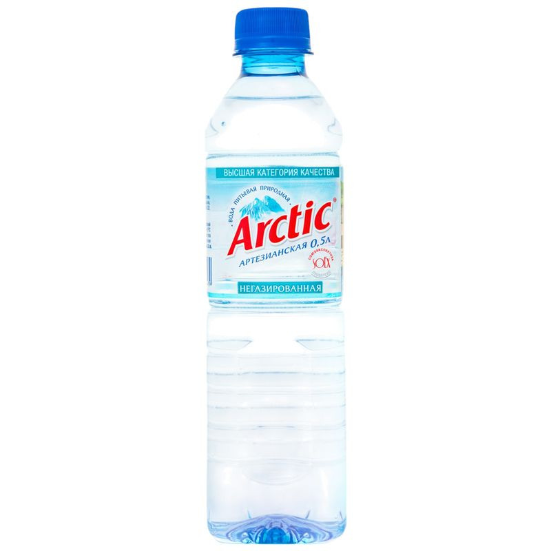 Изображение товара Вода Arctic артезианская питьевая негазированная 500мл высшего качества
