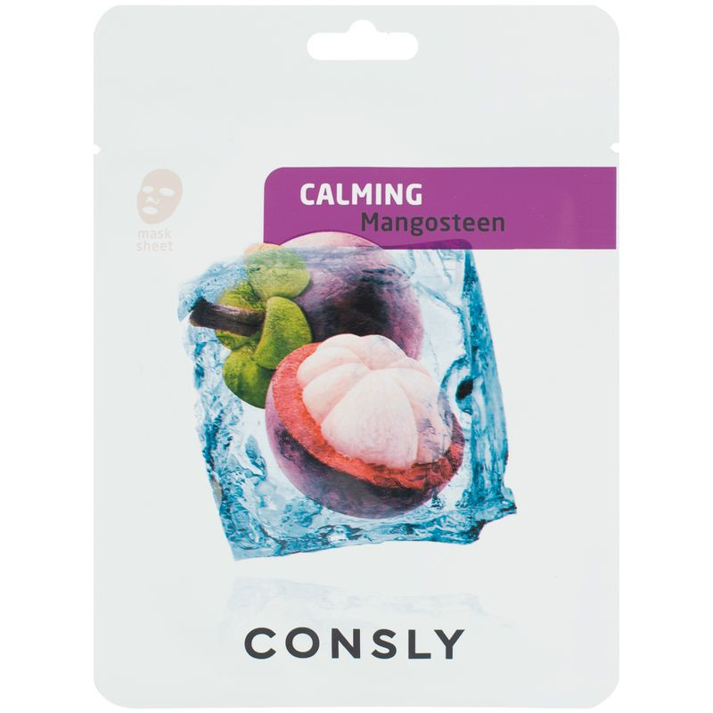 Изображение товара Маска для лица Consly с экстрактом мангостина 20мл успокаивающая тканевая