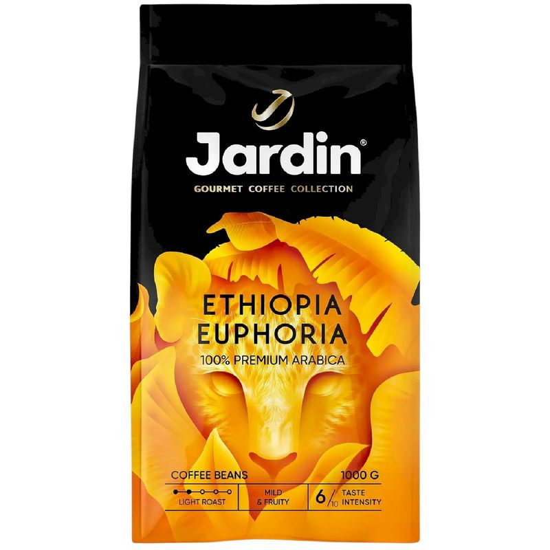 Изображение товара Кофе Jardin Ethiopia Euphoria в зёрнах 1 кг - арабика, средняя обжарка