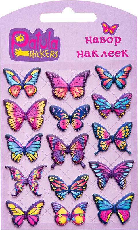 Изображение товара Мягкие наклейки Patula Stickers в ассортименте для творчества и оформления