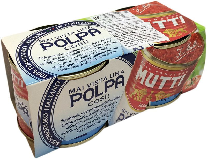 Изображение товара Томаты Mutti в томатном соке резаные кубиками 420 г Италия