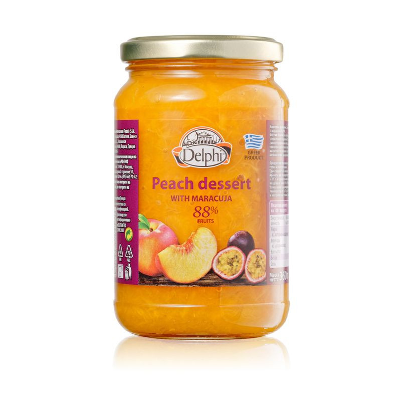 Изображение товара Десерт Delphi персиковый с маракуйей 360г