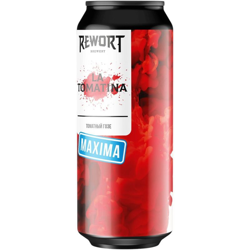 Изображение товара Пиво Rewort La Tomatina Maxima светлое 6.5% 450мл Россия