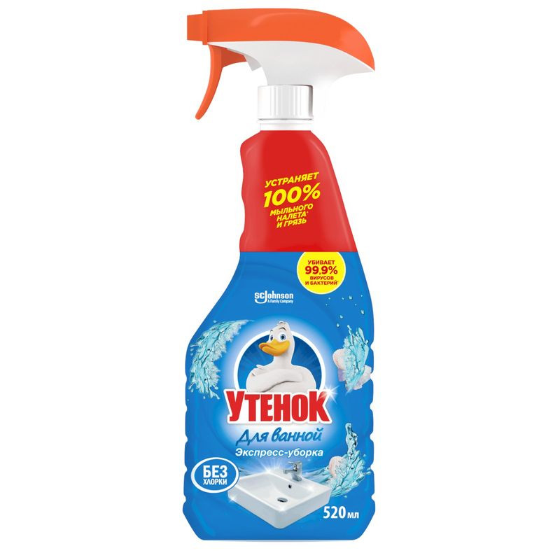 Изображение товара Чистящее средство Утёнок Экспресс-Уборка для ванной 520 мл