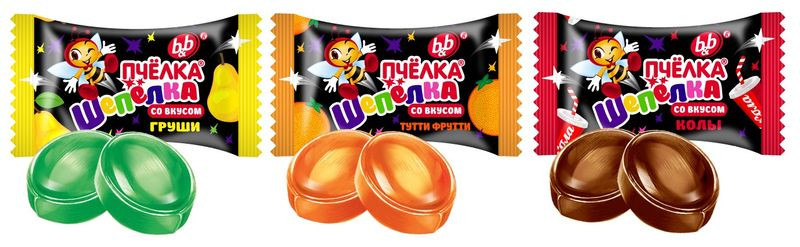 Изображение товара Карамель Пчелка Шепёлка микс с начинкой 479.99 рублей