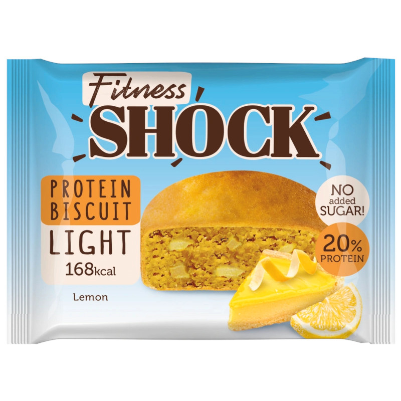 Изображение товара Изделие кондитерское FitnesShock Лимон неглазированное, 40г