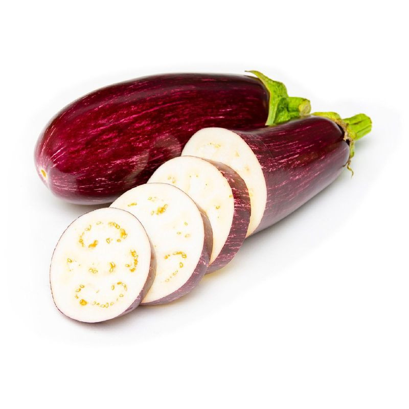 Изображение товара Баклажаны Граффити 600г свежие и вкусные для любых блюд