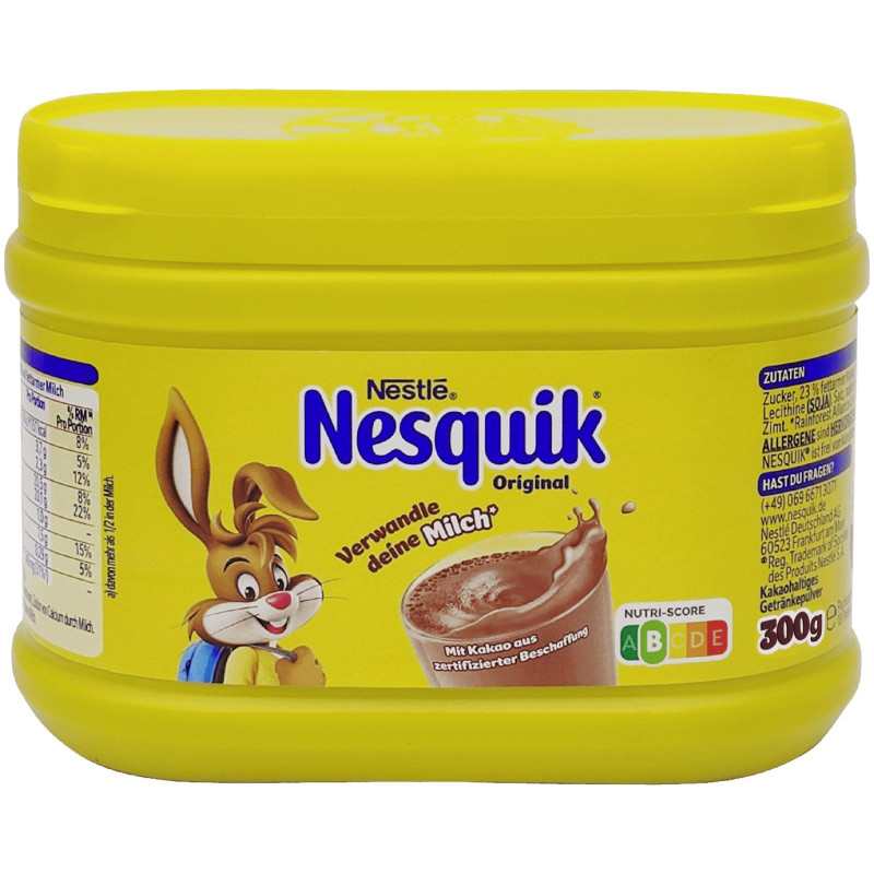 Изображение товара Быстрорастворимый какао Nesquik 300 г – Франция, с витаминами и ароматом