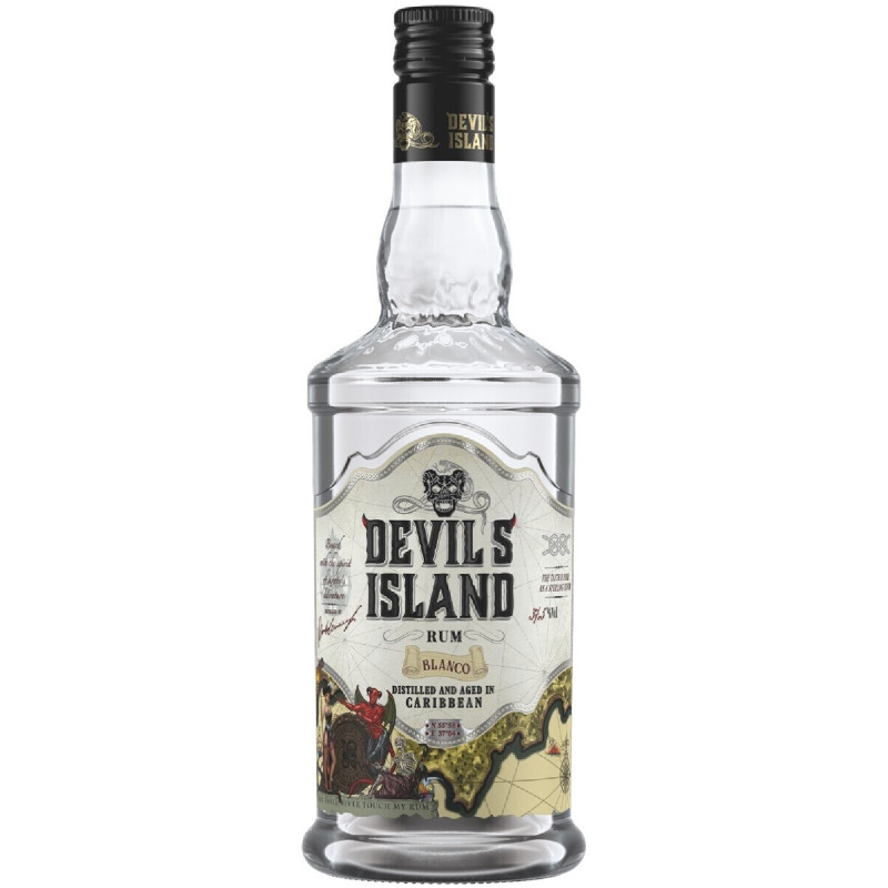 Изображение товара Ром Devil's Island Blanco 37.5% 700мл — выдержанный белый ром высшего качества