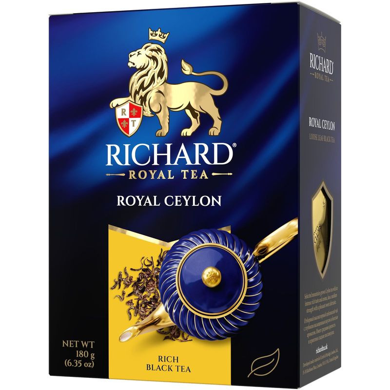 Изображение товара Чай Richard Royal Ceylon черный листовой 180г Россия