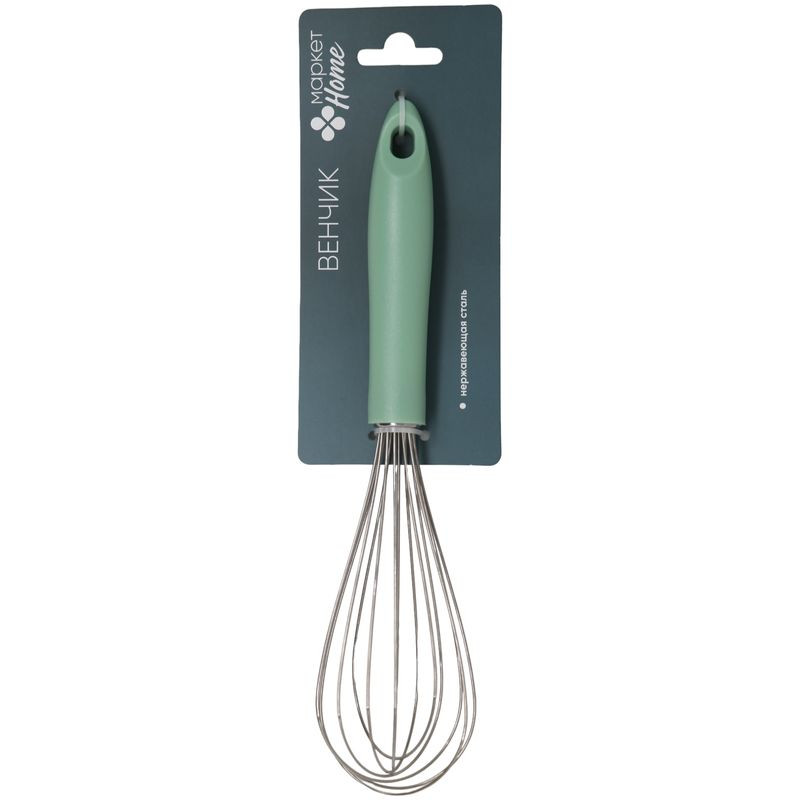 Изображение товара Венчик кухонный Маркет Home из нержавеющей стали и полипропилена