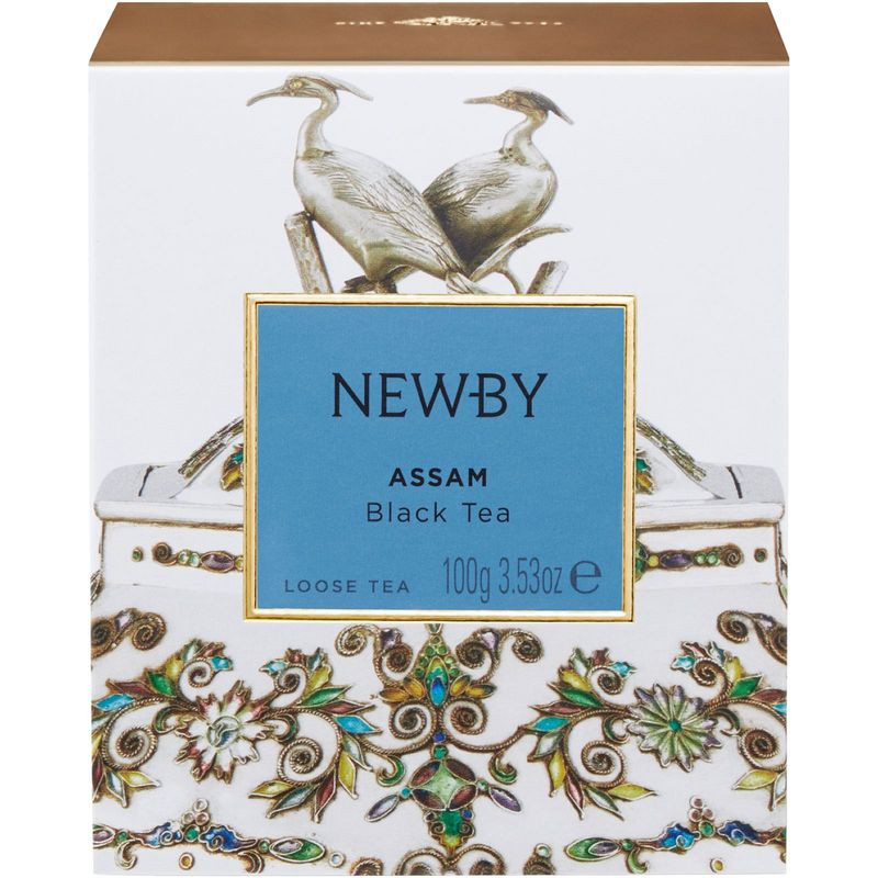 Изображение товара Чай черный Assam Newby 100 г листовой Индия насыщенный аромат вкус