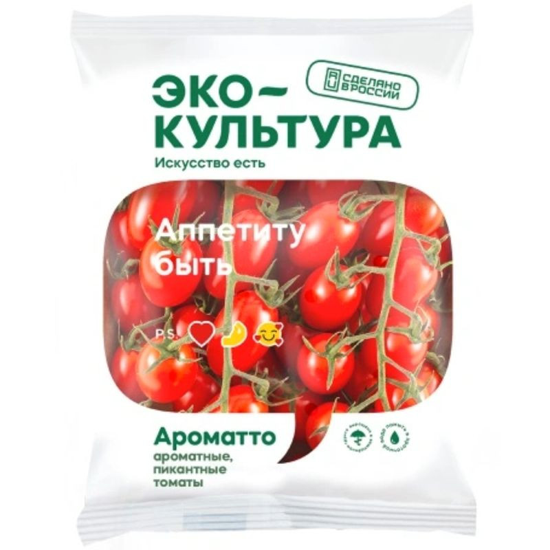 Изображение товара Томаты Эко-Культура Черри Ароматто сливовидные 500 г свежие