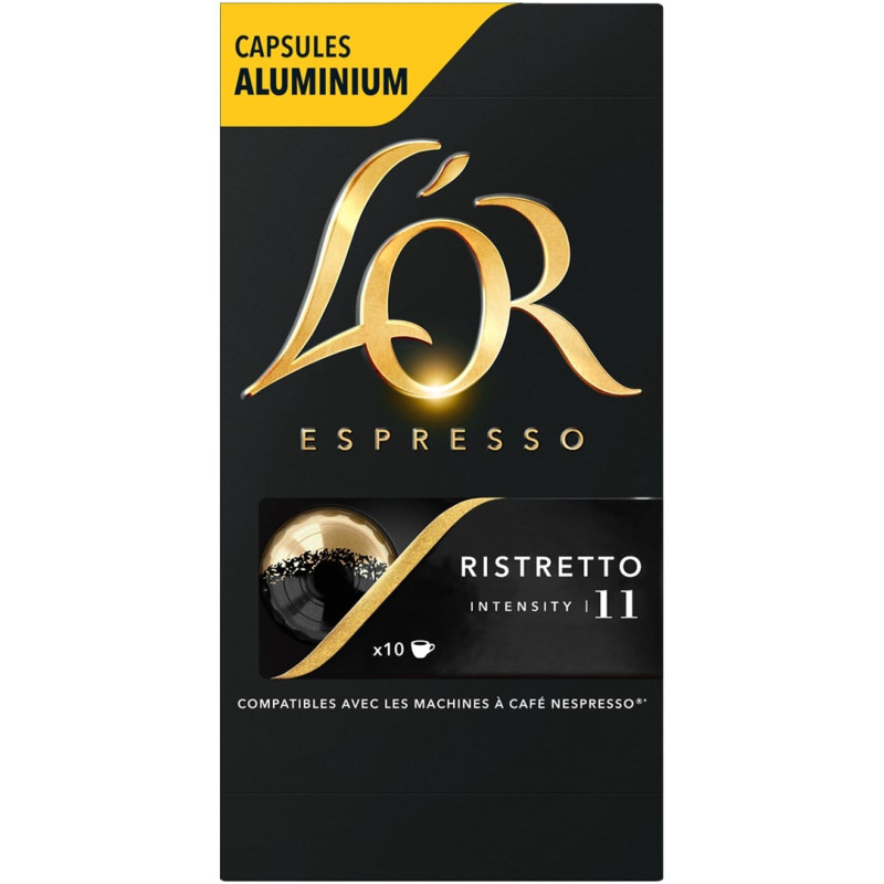 Изображение товара Кофе в капсулах L`or Espresso Ristretto жареный молотый 10шт