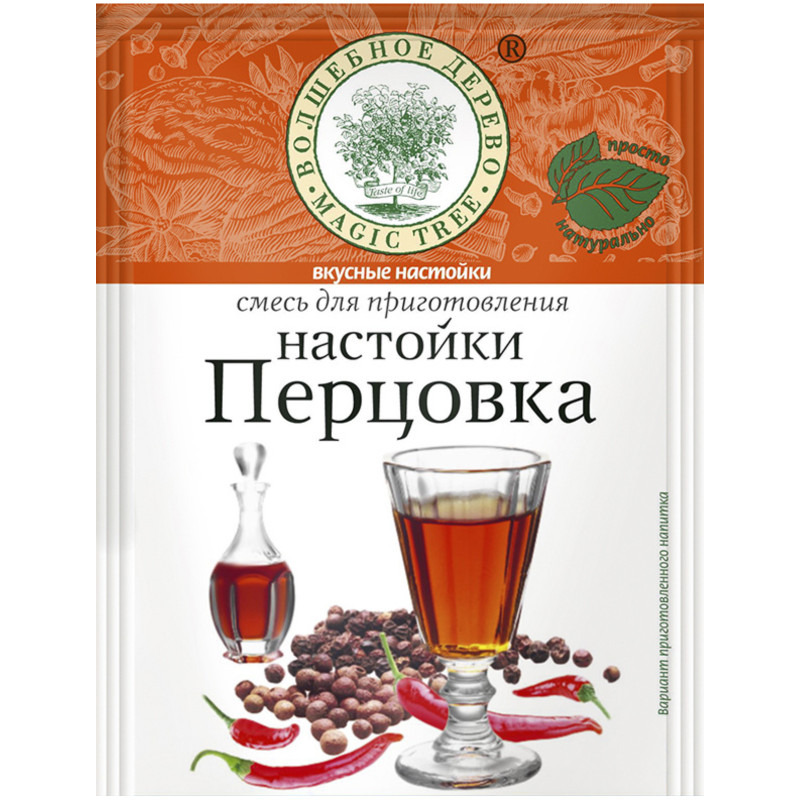 Изображение товара Смесь Волшебное Дерево Перцовка для приготовления настойки, 10г