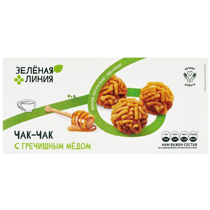 Изображение товара Восточные сладости Чак-Чак с гречишным мёдом 200г Зелёная Линия