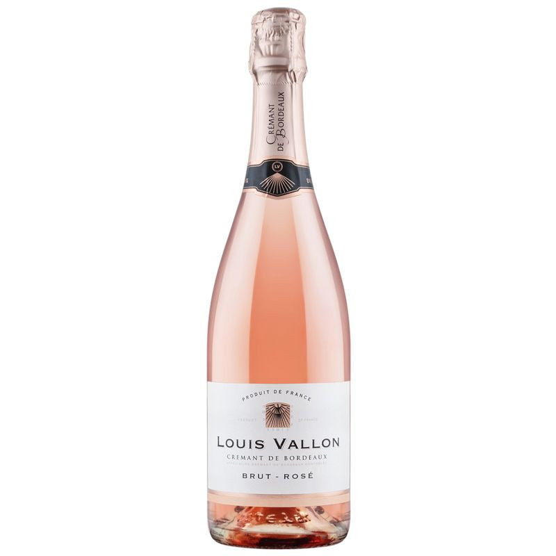 Изображение товара Игристое розовое вино Louis Vallon Cremant de Bordeaux AOC Brut Rose 750мл Франция